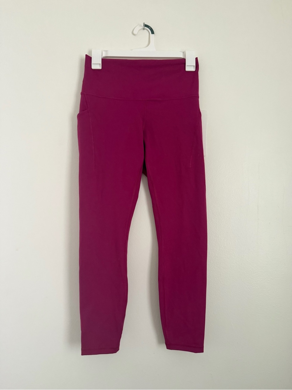 Wunder Train High Rise Tight with Pockets 25” (Raspberry) - Picture 3 of 7